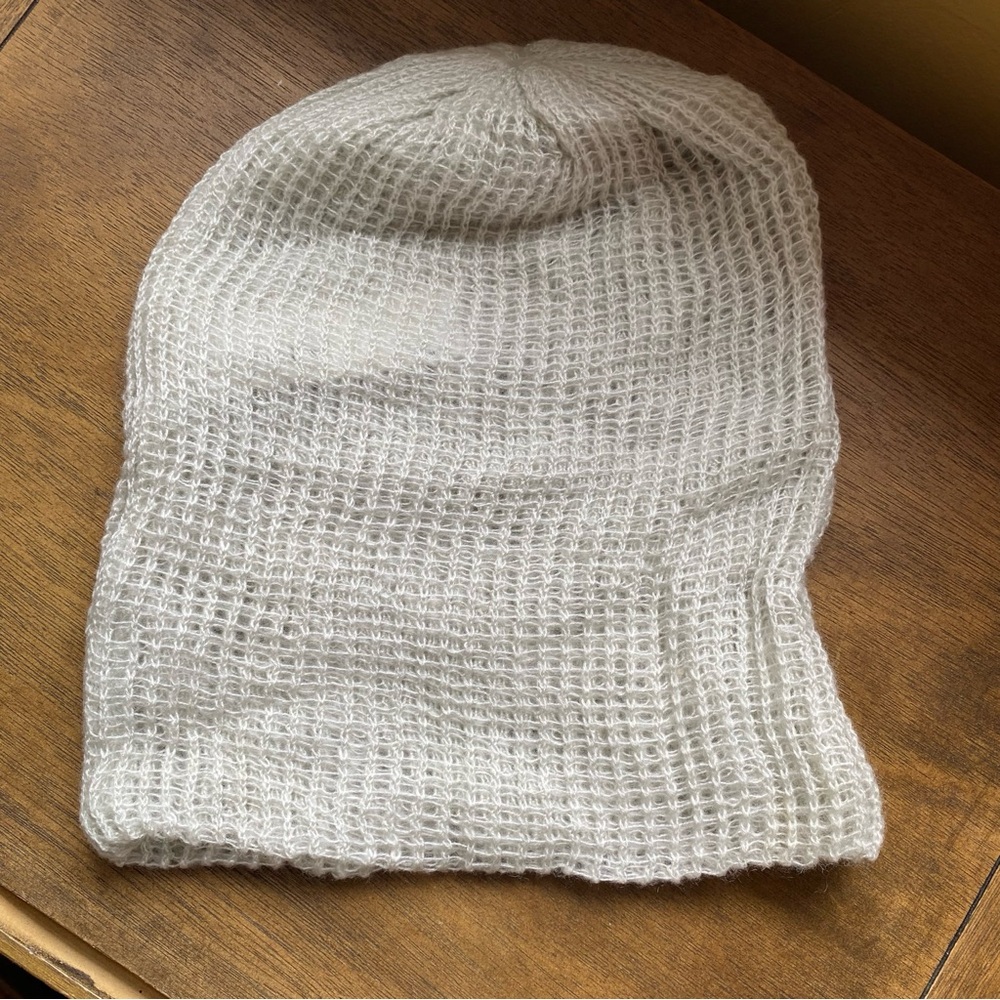 forever 21 light gray slouch beanie